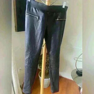 Faux leather pants women size M
